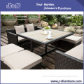 PE Rattan Outdoor Patio Wicker Dining Set - Polywood Garden Furniture (J382-A)